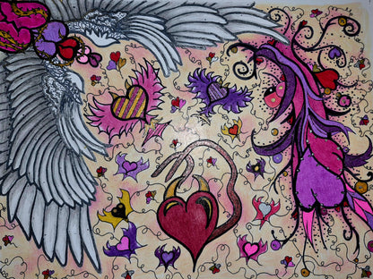 Whimsical Coloring Page-Instant Download