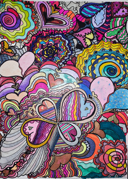 Whimsical Coloring Page-Instant Download